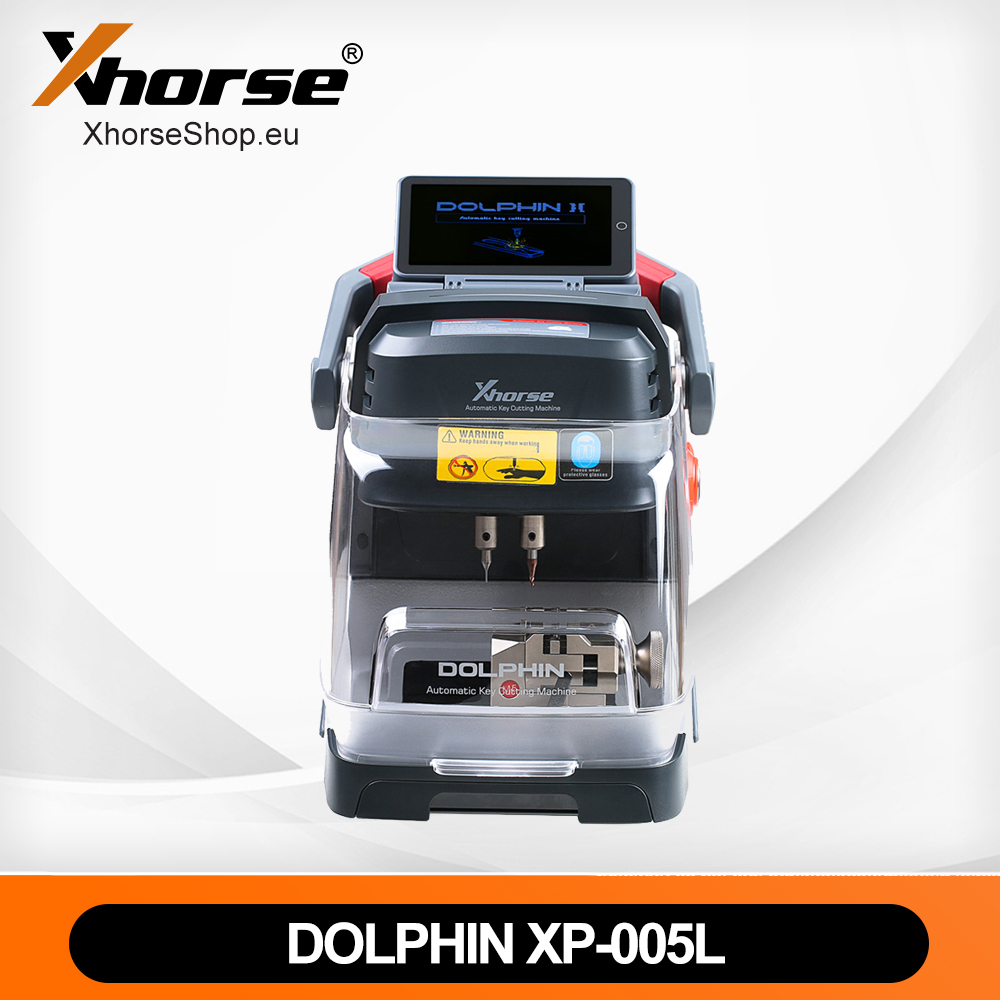 [EU/UK/US Ship] 2023 New Xhorse Dolphin XP005L (Dolphin 2) Key Cutting Machine For All Key Lost with Adjustable Touch Screen