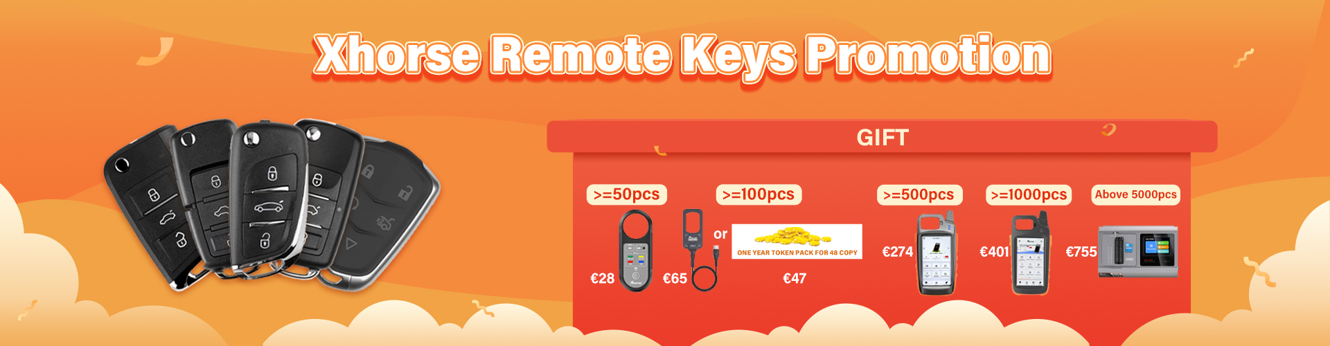 xhorse remote promotion