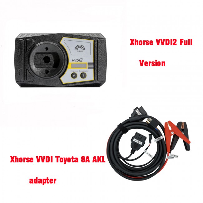 V7.3.6 Xhorse VVDI2 Full Version + VVDI Toyota 8A All Keys Lost Adapter
