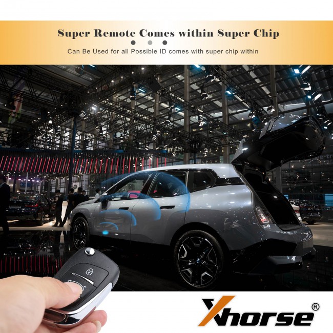 Xhorse Super Remote DS Type XEDS01EN 3 Buttons with Super Chip Transponder 1 PC