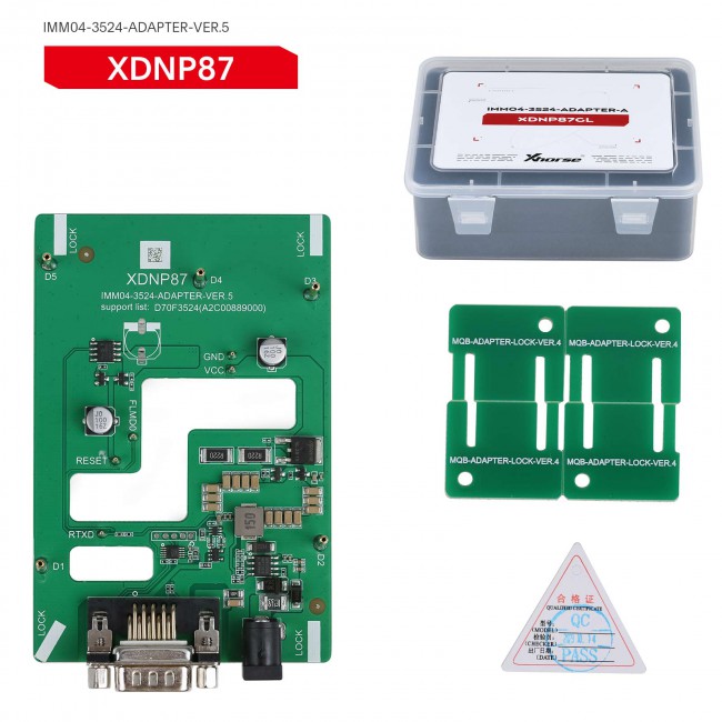 [EU In stock] XHORSE XDNPM3GL MQB48 No Disassembly No Soldering Soder-Free Adapters 13pcs Full Set Work with Multi-Prog VVDI Prog Key Tool Plus