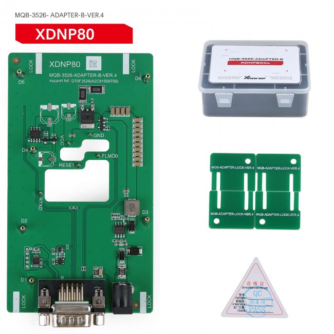 [EU In stock] XHORSE XDNPM3GL MQB48 No Disassembly No Soldering Soder-Free Adapters 13pcs Full Set Work with Multi-Prog VVDI Prog Key Tool Plus