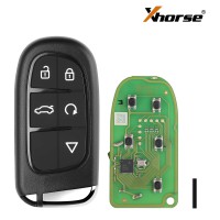 XHORSE XSJP01EN XM38 series Jeep Type 2 Style 5 Buttons Universal Smart key 5pcs/lot