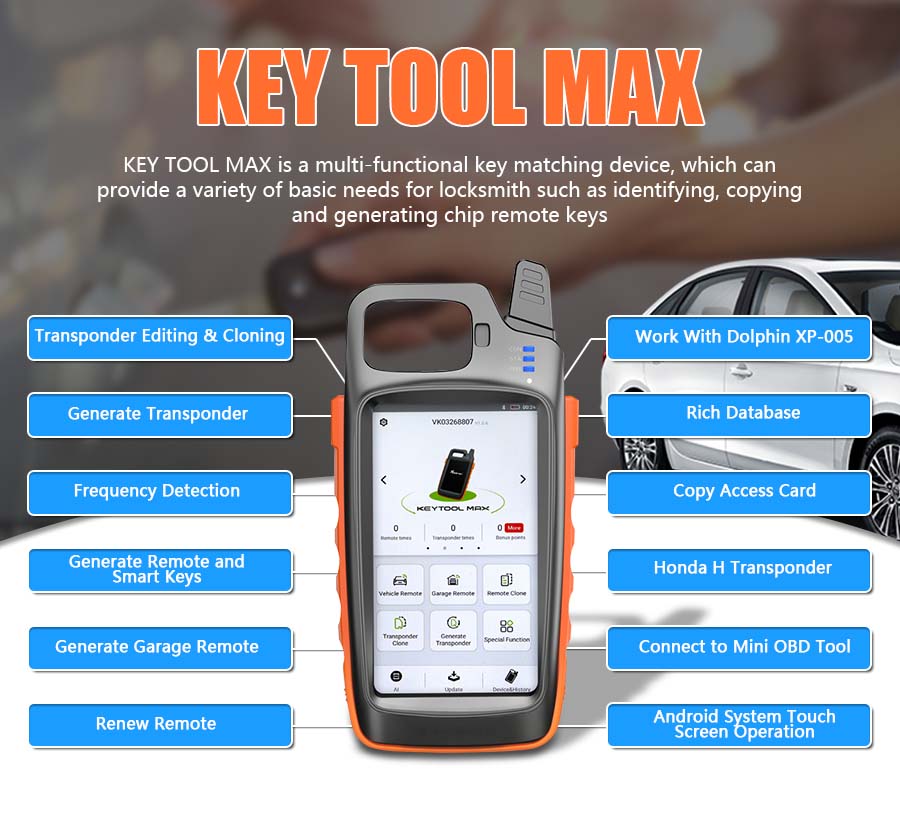 key tool max features