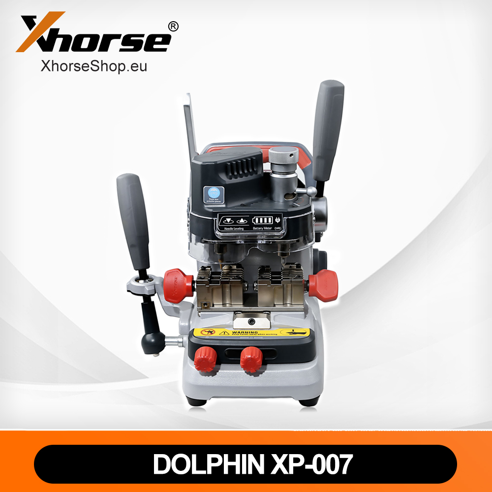 Xhorse DOLPHIN XP007 XP-007 XP0701EN Manual Key Cutting Machine for Laser, Dimple and Flat Keys 3 Year Warranty