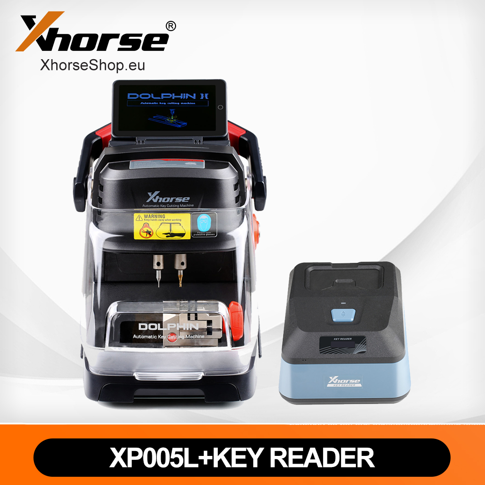 Xhorse Dolphin XP-005L Key Cutting Machine Plus Key Reader Optical Key Bitting Recognition
