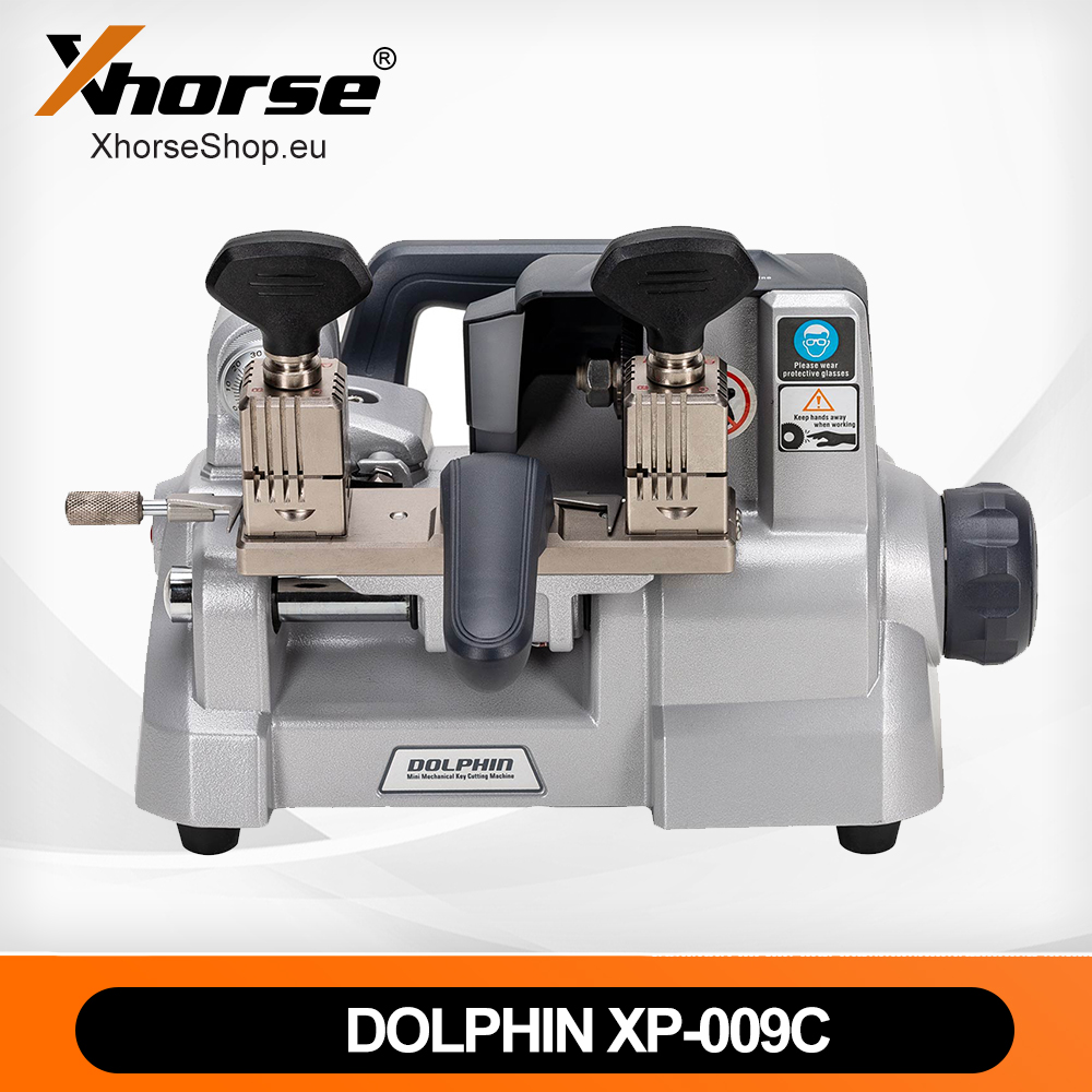 Xhorse Dolphin XP-009C XP 009C Key Cutting Machine with Higher Spindle Speed Manual Key Cutting Machine No Battery