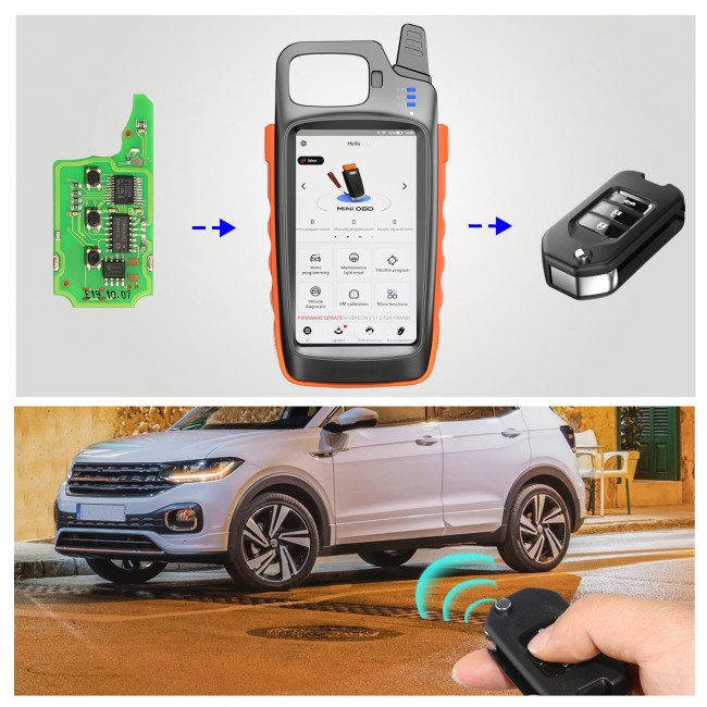 Xhorse VVDI Key Tool Max Bluetooth Remote and Chip Generator with Renew Cable Free Update Online