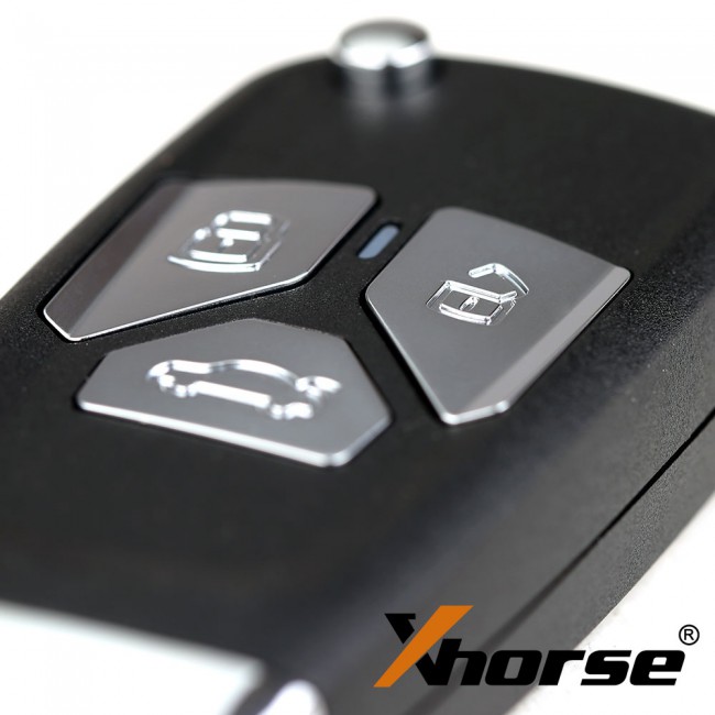 XHORSE XNAU01EN Audi Style Wireless VVDI Universal Flip Remote Key With 3/4 Button 5 pcs/lot