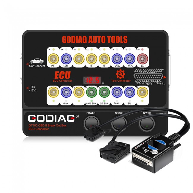 GODIAG GT100 OBDII Break Out Box ECU Connector and GODIAG CAS4 CAS4+ Test Platform Work with VVDI Prog VVDI Key Tool VVDI MB Tool