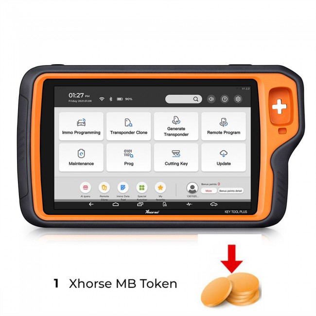 Xhorse VVDI Key Tool Plus Pad with 1 Token for MB Password Calculation