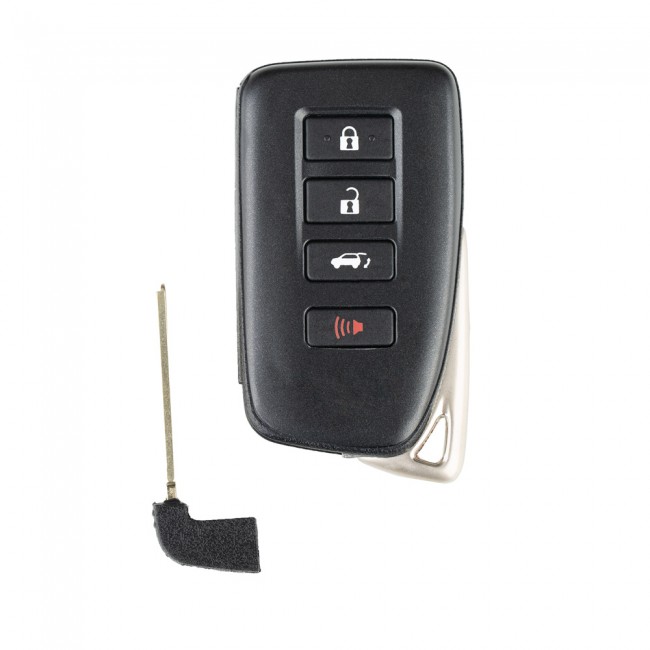 Toyota XM Smart Key Shell 1824 for Lexus 4 Buttons 5pcs/Lot for Xhorse VVDI