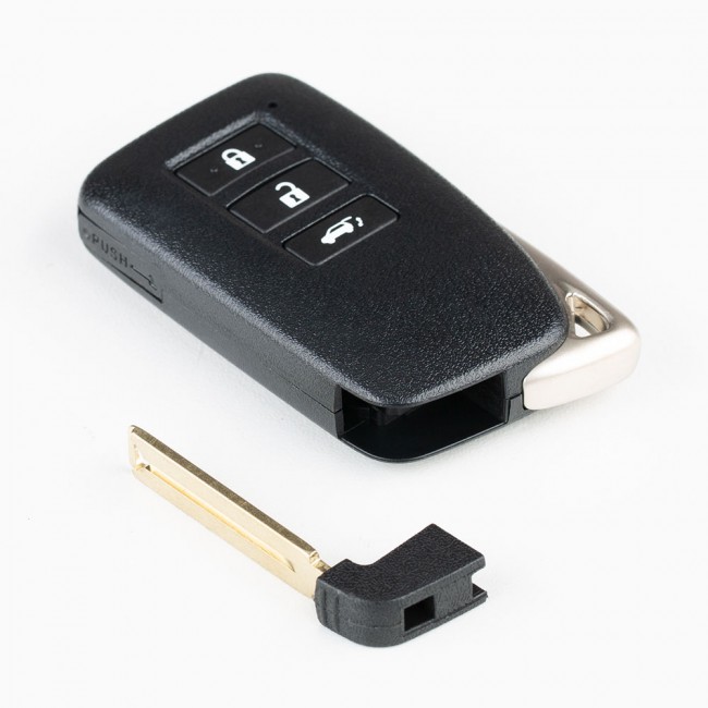 Toyota XM Smart Key Shell 1591 for Lexus 3 Buttons 5pcs/Lot for Xhorse VVDI