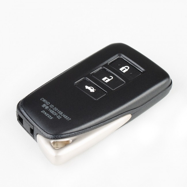 Toyota XM Smart Key Shell 1662 for Lexus 3 Buttons 5pcs/Lot for Xhorse VVDI