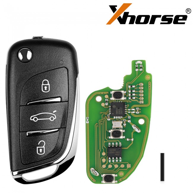 XHORSE XKDS00EN X002 Volkswagen DS Style Remote Key 3 Buttons 1 pc