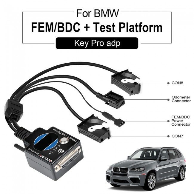 GODIAG GT100 AUTO TOOLS OBD II Break Out Box ECU Connector with BMW CAS4 CAS4+ and FEM BDC Test Platform Support All Key Lost