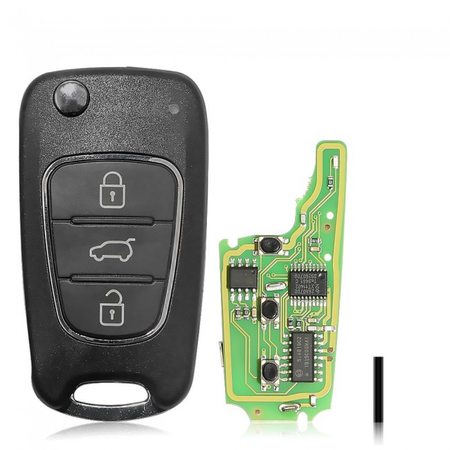 Xhorse Hyundai Type Universal Remote Key Wireless PN XNHY02EN 3 Buttons 5 Pcs/Lot