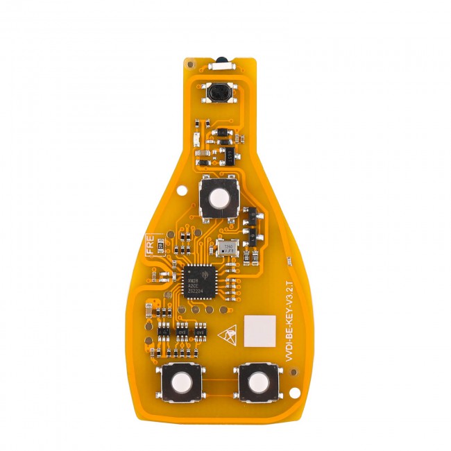 XHORSE VVDI BE Key Pro Yellow PCB Board Improved Version No Free Bonus Points Version for MB Benz Remote Key 5pcs/lot