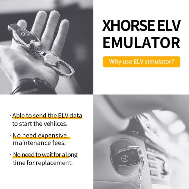 5pcs XHORSE ESL Emulator/ELV Emulator for Benz 204 207 212 with VVDI MB tool Free Shipping from EU