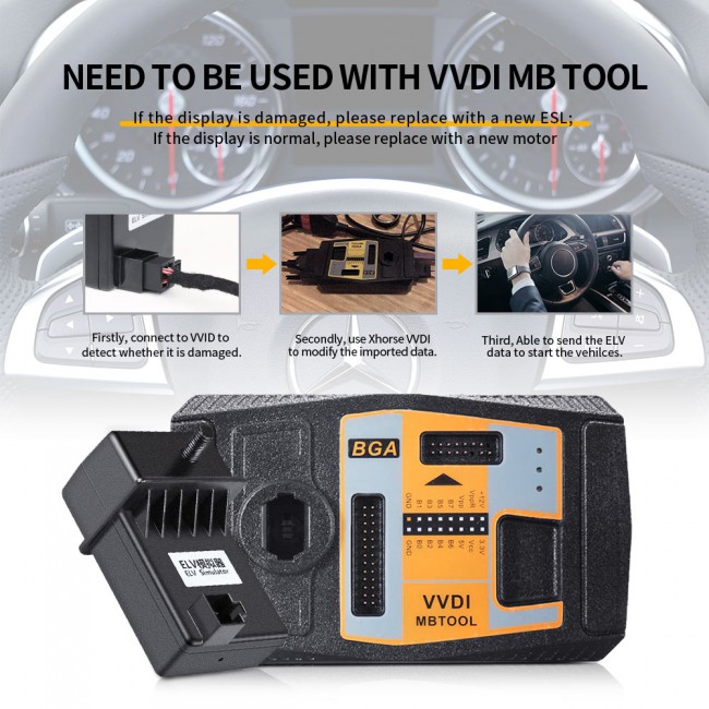 10pcs Xhorse ELV Emulator for Benz 204 207 212 Work with VVDI MB BGA Tool/Key Tool Plus