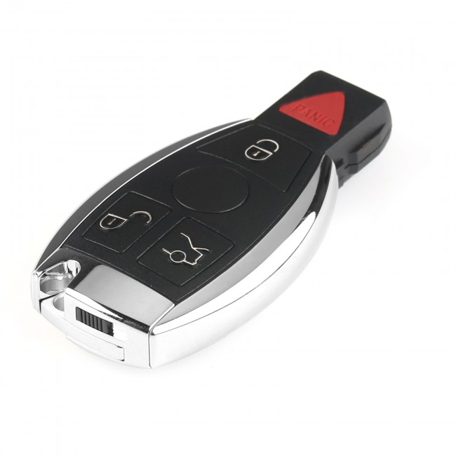 Benz Smart Key Shell 4 Buttons with the Plastic Logo 5pcs/lot