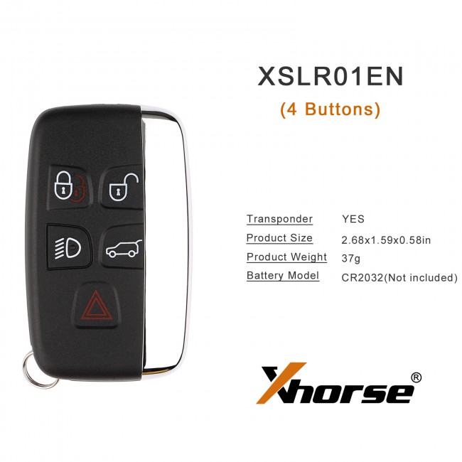 XHORSE XSLR01EN LU.H Land Rover Style XM38 Universal Smart Key 1PC
