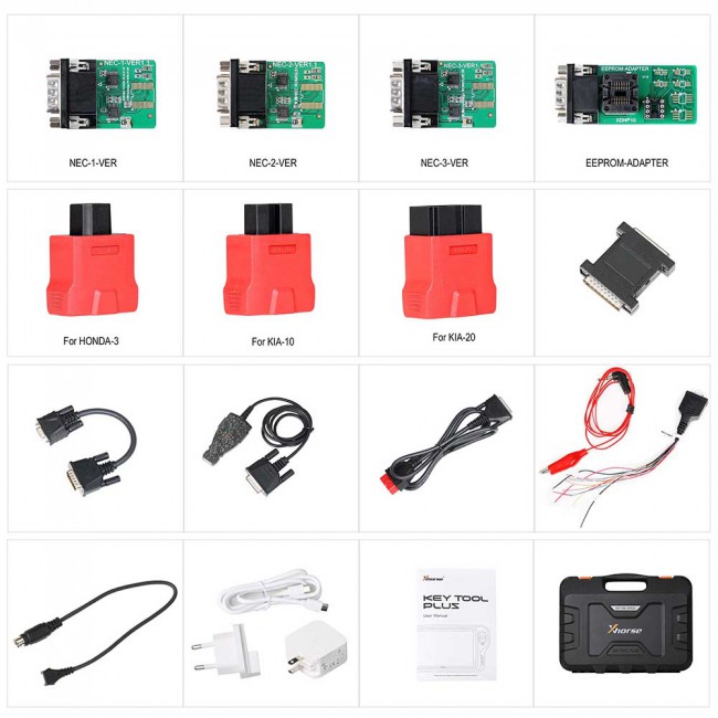Xhorse VVDI Key Tool Plus Pad with Practical Instruction 1&2 Two Books Global Advanced Version All-in-One Programmer Free Update Online