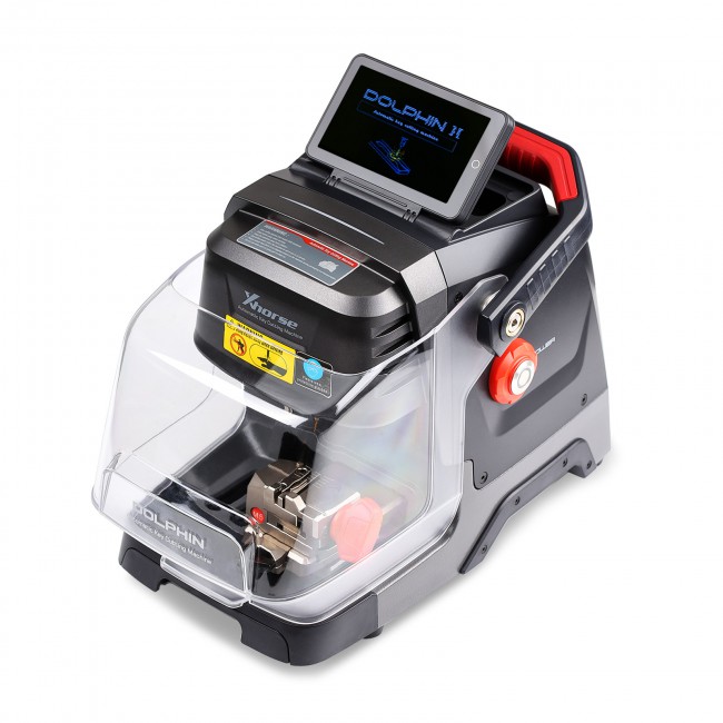 [EU/UK/US Ship] 2023 New Xhorse Dolphin XP005L (Dolphin II) Key Cutting Machine For All Key Lost with Adjustable Touch Screen