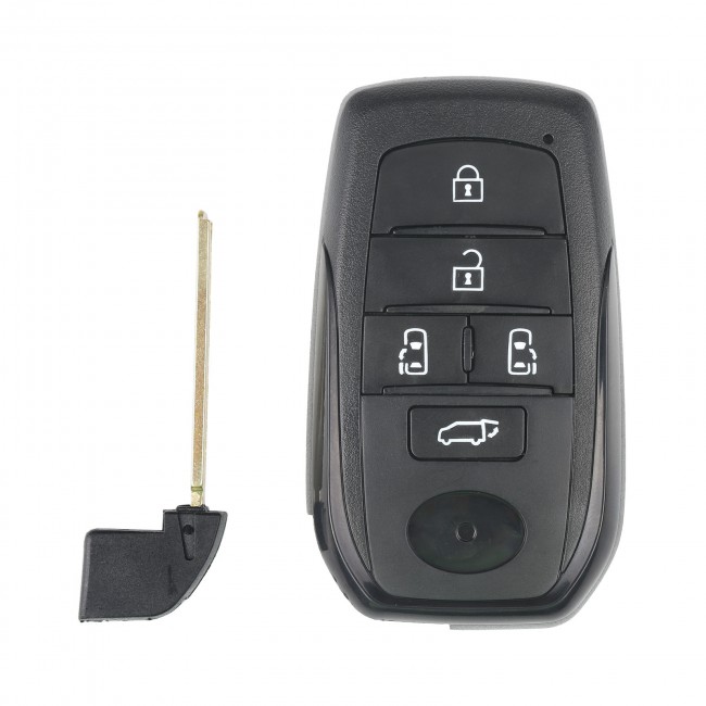 XHORSE XSTO20EN FENT.T Toyota XM38 Smart Key 5 Buttons Toyota Key PCB Board with Key Shell 5pcs/lot