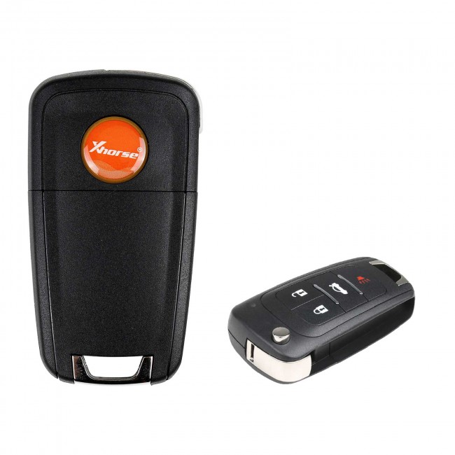 XHORSE XNBU01EN VVDI GM Flip Type 4 Buttons Universal Wireless Remote Key 5 pcs/lot