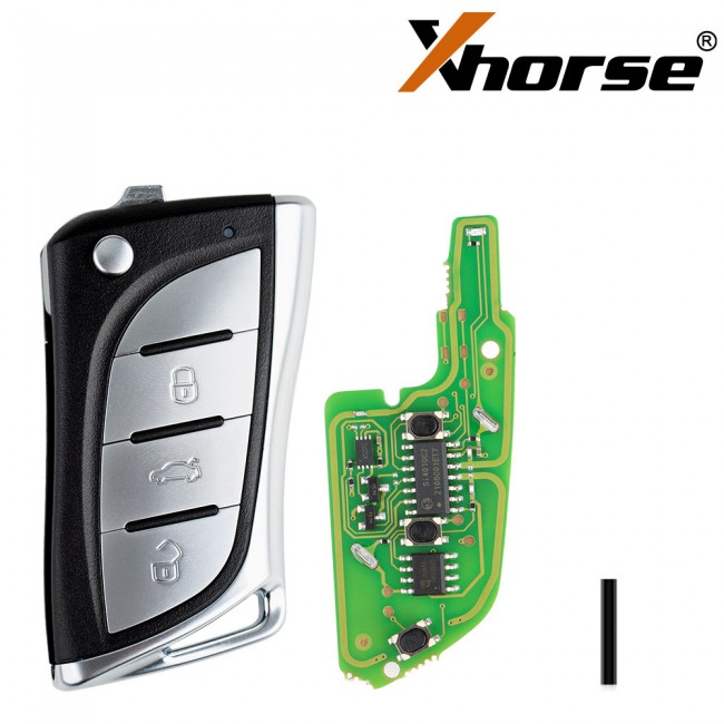 Xhorse XEDS01EN XEKF20EN XEMQB1EN XELEX0EN XEKF21EN VVDI Universal Super Remote Car Key for VVDI Mini Key Tool Max Key Tool Plus 2pcs Value Bundle