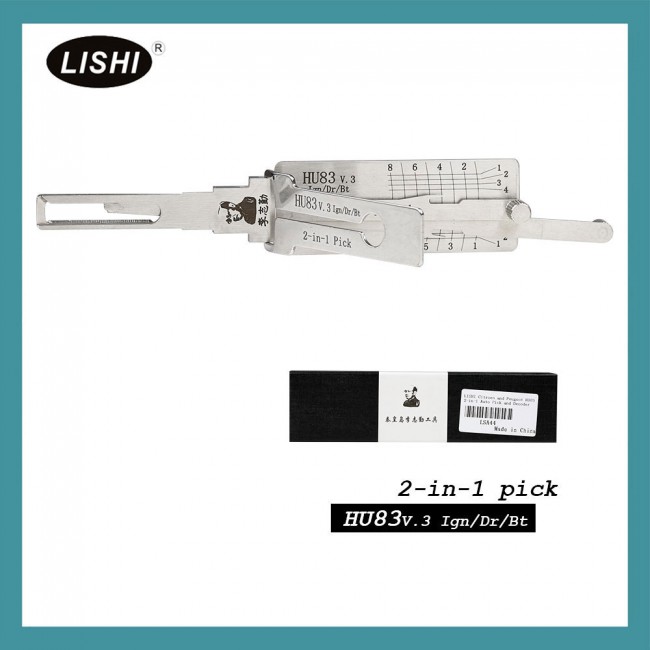LISHI  Citroen and Peugeot  HU83  2-in-1 Auto Pick and Decoder