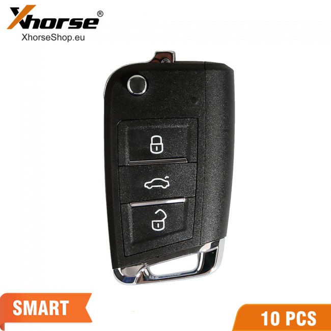 Xhorse XSMQB1EN VW MQB Smart Proximity Remote Key 3 Buttons for VVDI2 VVDI Key Tool 10Pcs/lot