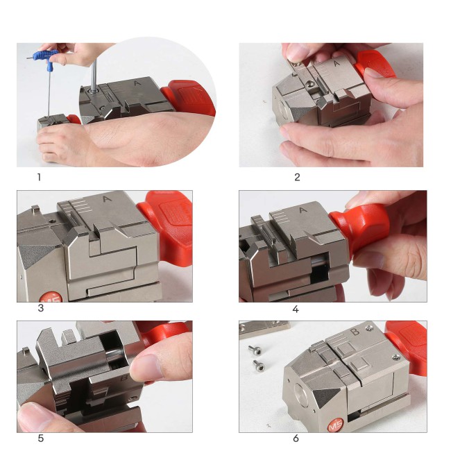 Xhorse M5 Clamp XCMNM5GL Available for All Xhorse Automatic Key Cutting Machine For Dolphin XP005 /  XP005L / Condor XC-Mini Plus / XC-Mini Plus II