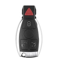 Benz Smart Key Shell 4 Buttons with the Plastic Logo 5pcs/lot