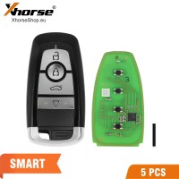 [In stock] Xhorse XSFO02EN XM38 Series Universal Smart Key Ford Type 4 Buttons 5pcs/lot