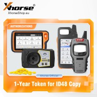 [24 Hours Add] 1 Year Token for ID48 96 Bit Copy for VVDI2, VVDI Key Tool, Mini Key Tool, Key Tool Max and Key Tool Plus Get 3 Tokens Per Day