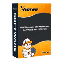 Xhorse BMW Motorcycle OBD Key Learning Authorization for VVDI2 & Key Tool Plus Support 4D 8A Transponder Key Type