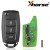 XHORSE XKHY05EN Hyundai Style Wired Remote Key Fob 3 Button for VVDI2 VVDI Key Tool 5pcs/lot