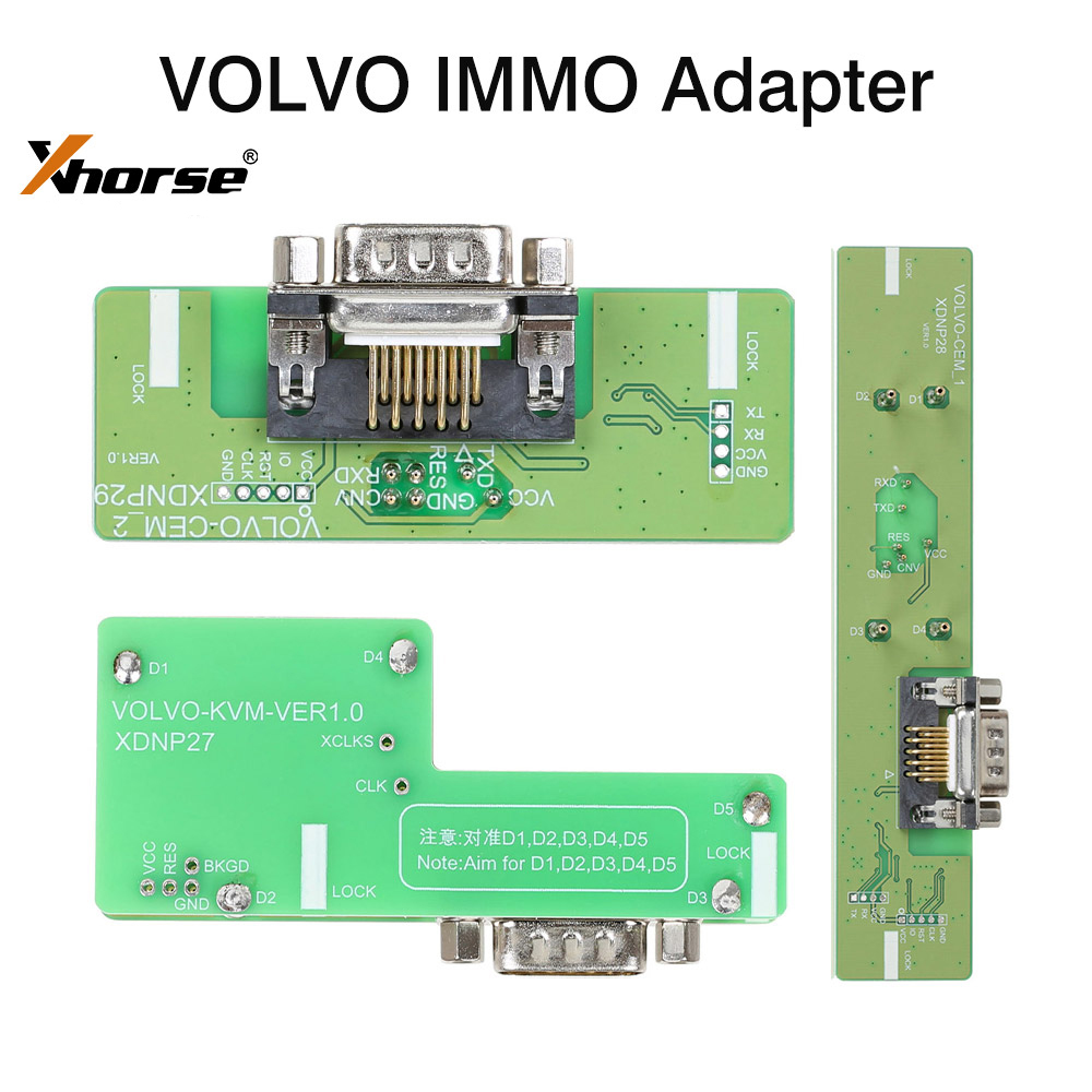 xhorse volvo kvm solder free adapter