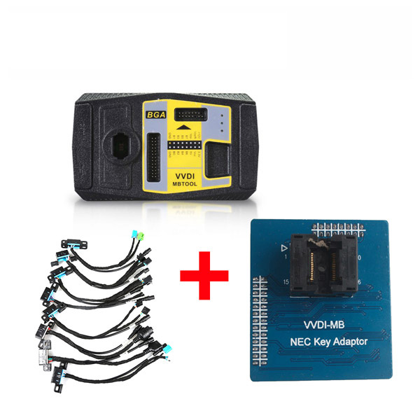 Xhorse VVDI MB BGA Tool Plus 8pcs EIS/ELV Test Line Plus NEC Key Adaptor
