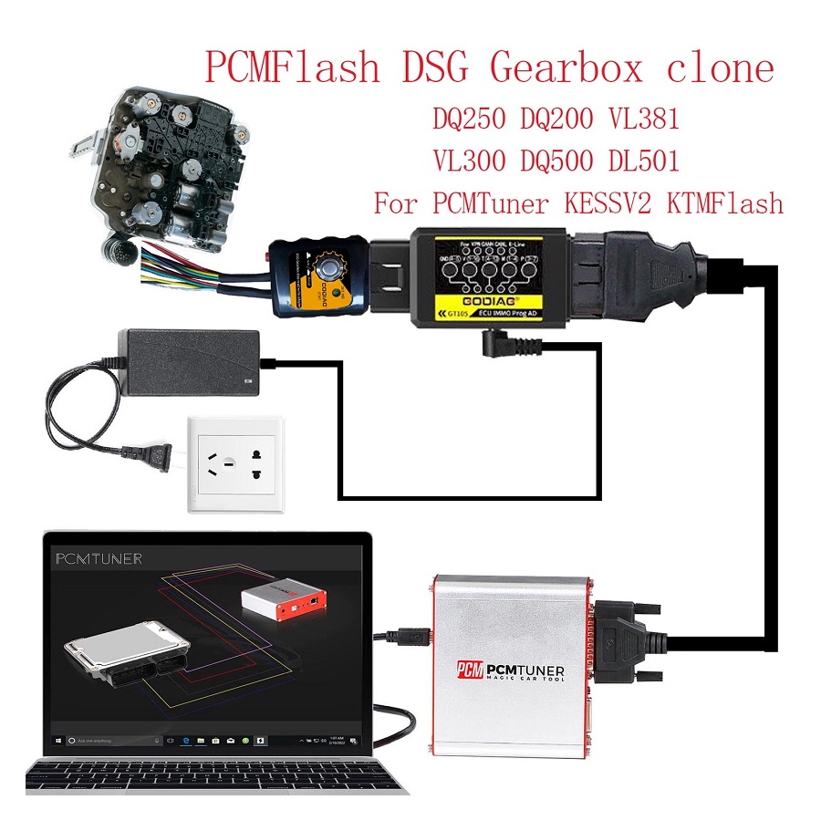 gt107 connect with pcm