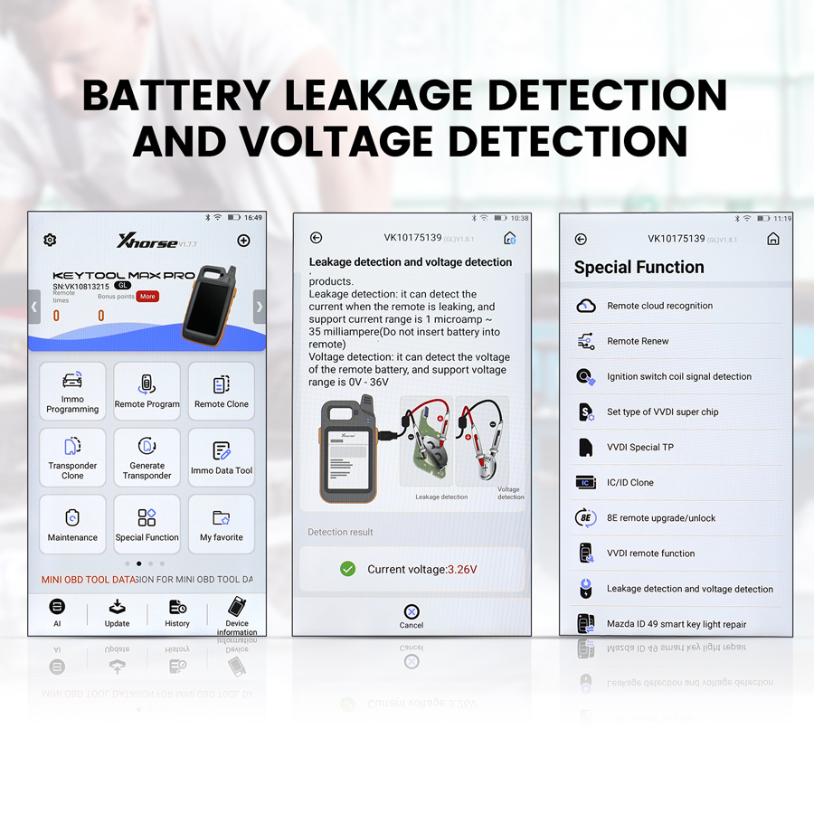 battery voltage measurement