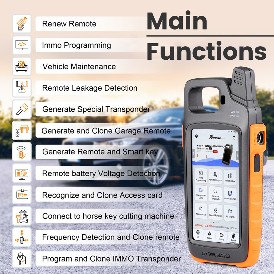 key tool max pro main functions