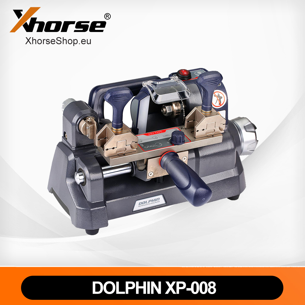 [New Arrival] Xhorse DOLPHIN XP-008 Manual Key Cutting Machine XP008 for Bit Pump Keys Lifetlong Free Tech Support