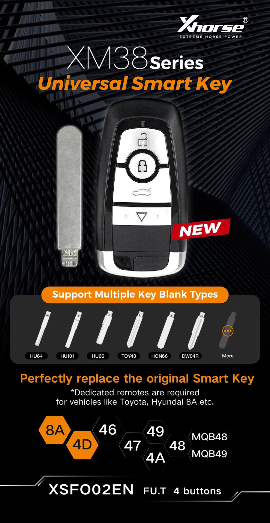 xm38 smart key